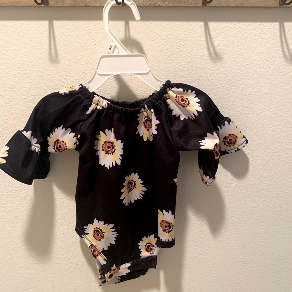 Sunflower body suit